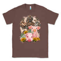 Chestnut Western Pigs with Crosses Classic Tee - LillyAllenDesigns
