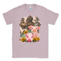 Lilac Western Pigs with Crosses Classic Tee - LillyAllenDesigns