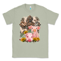 Matcha Western Pigs with Crosses Classic Tee - LillyAllenDesigns