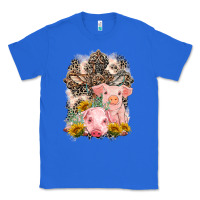 True Royal Western Pigs with Crosses Classic Tee - LillyAllenDesigns