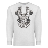 Oatmeal Heather Chest Protector Fa Element Premium Sweatshirt - FaDigitalArtStudio