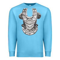 Ocean Blue Chest Protector Fa Element Premium Sweatshirt - FaDigitalArtStudio