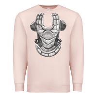 Pale Pink Chest Protector Fa Element Premium Sweatshirt - FaDigitalArtStudio