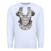 White Chest Protector Fa Element Premium Sweatshirt - FaDigitalArtStudio