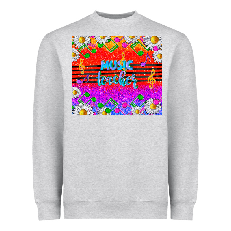 Rainbow Music Teacher Heavyweight Sweatshirt by TumblerDesignByShophia | Teevron