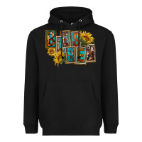 Black Western Blessed Heavyweight Hoodie - FaDigitalArtStudio