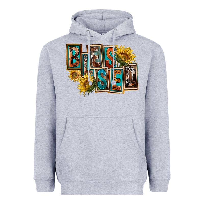 Western Blessed Heavyweight Hoodie by FaDigitalArtStudio | Teevron