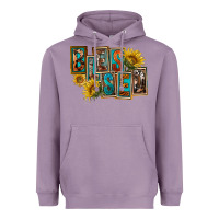Lavender Western Blessed Heavyweight Hoodie - FaDigitalArtStudio