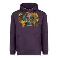 Plum Western Blessed Heavyweight Hoodie - FaDigitalArtStudio
