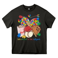 Asphalt take me out to the ballgame  autism baseball Heavy Core Tee - MaliasSmallBusiness