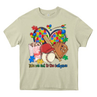 Mossy take me out to the ballgame  autism baseball Heavy Core Tee - MaliasSmallBusiness