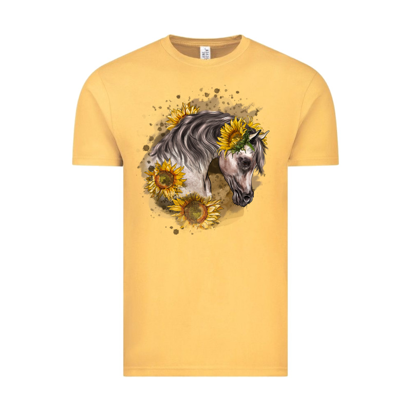 Arabian Horse With Sunflowers Vintage Tee by LillyAllenDesigns | Teevron