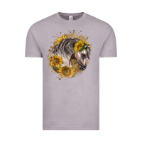 Vintage Zinc arabian horse with sunflowers Vintage Tee - LillyAllenDesigns