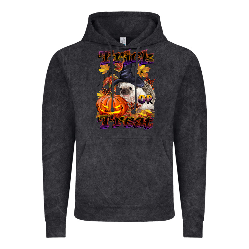 Halloween Hedgehog Trick Or Treat Vintage Hoodie by LillyAllenDesigns | Teevron
