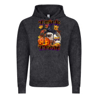 Vintage Black Halloween Hedgehog Trick Or Treat Vintage Hoodie - LillyAllenDesigns