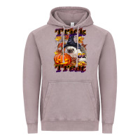 Vintage Zinc Halloween Hedgehog Trick Or Treat Vintage Hoodie - LillyAllenDesigns