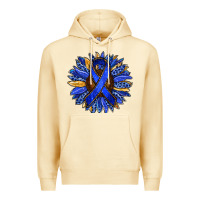 Pina Colada Colon Cancer Awareness sunflower Premium Hoodie - RanaPortraitStore