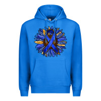 True Royal Colon Cancer Awareness sunflower Premium Hoodie - RanaPortraitStore