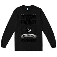 Black NOVEMBER Long Sleeve Tee - Bettercallsaul