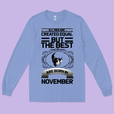 November Long Sleeve Tee Designed By Bettercallsaul