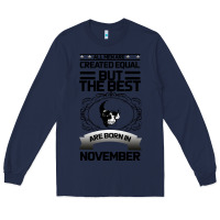 Navy NOVEMBER Long Sleeve Tee - Bettercallsaul