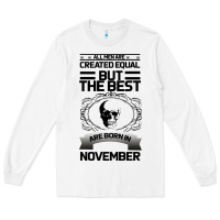 White NOVEMBER Long Sleeve Tee - Bettercallsaul