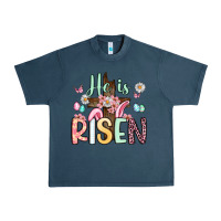 Midnight Navy he is risen Urban Heavy Tee - Artiststas