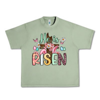 Oil Green he is risen Urban Heavy Tee - Artiststas