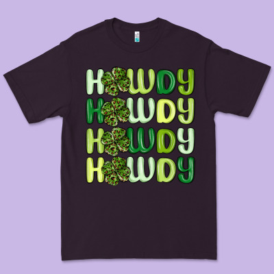 Howdy St Patrick S Day Premium Tee Designed By Maliassmallbusiness