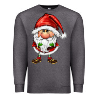Charcoal Heather santa gnomes Premium Sweatshirt - FaDigitalArtStudio