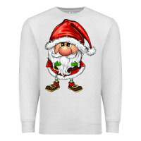 Oatmeal Heather santa gnomes Premium Sweatshirt - FaDigitalArtStudio
