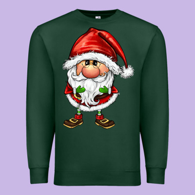 Santa Gnomes Premium Sweatshirt Designed By Fadigitalartstudio