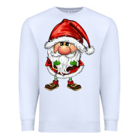 White santa gnomes Premium Sweatshirt - FaDigitalArtStudio
