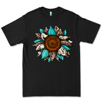 Black sunflower cowhide Premium Tee - JahusDesignShop