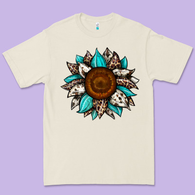 Sunflower Cowhide Premium Tee Designed By Jahusdesignshop