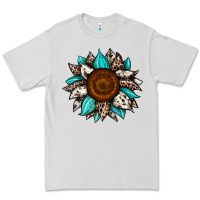 Dove Grey sunflower cowhide Premium Tee - JahusDesignShop