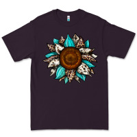Plum sunflower cowhide Premium Tee - JahusDesignShop