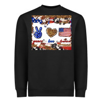 Peace Love America Heavyweight Sweatshirt | Teevron