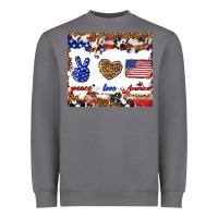 Storm peace love america Heavyweight Sweatshirt - TumblerDesignByShophia