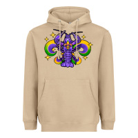 Mushroom mardi gras crawfish 2 Heavyweight Hoodie - FaDigitalArtStudio