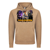 Vintage Coffee Halloween Wolf Vintage Hoodie - LillyAllenDesigns