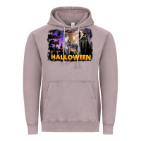 Vintage Zinc Halloween Wolf Vintage Hoodie - LillyAllenDesigns