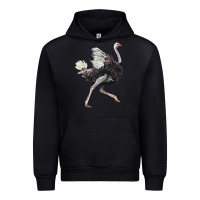 Black Ostrich Urban Hoodie - LillyAllenDesigns