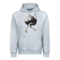 Heather Grey Ostrich Urban Hoodie - LillyAllenDesigns