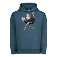 Pigment Midnight Navy Ostrich Urban Hoodie - LillyAllenDesigns