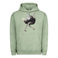 Pigment Oil Green Ostrich Urban Hoodie - LillyAllenDesigns