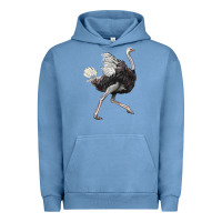 Pigment Pebble Blue Ostrich Urban Hoodie - LillyAllenDesigns