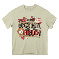 Mossy that's my brother on that field  baseball Heavy Core Tee - MaliasSmallBusiness