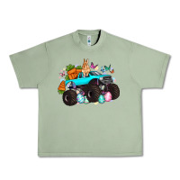 Oil Green monster truck easter Urban Heavy Tee - Artiststas