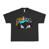 Pigment Black monster truck easter Urban Heavy Tee - Artiststas